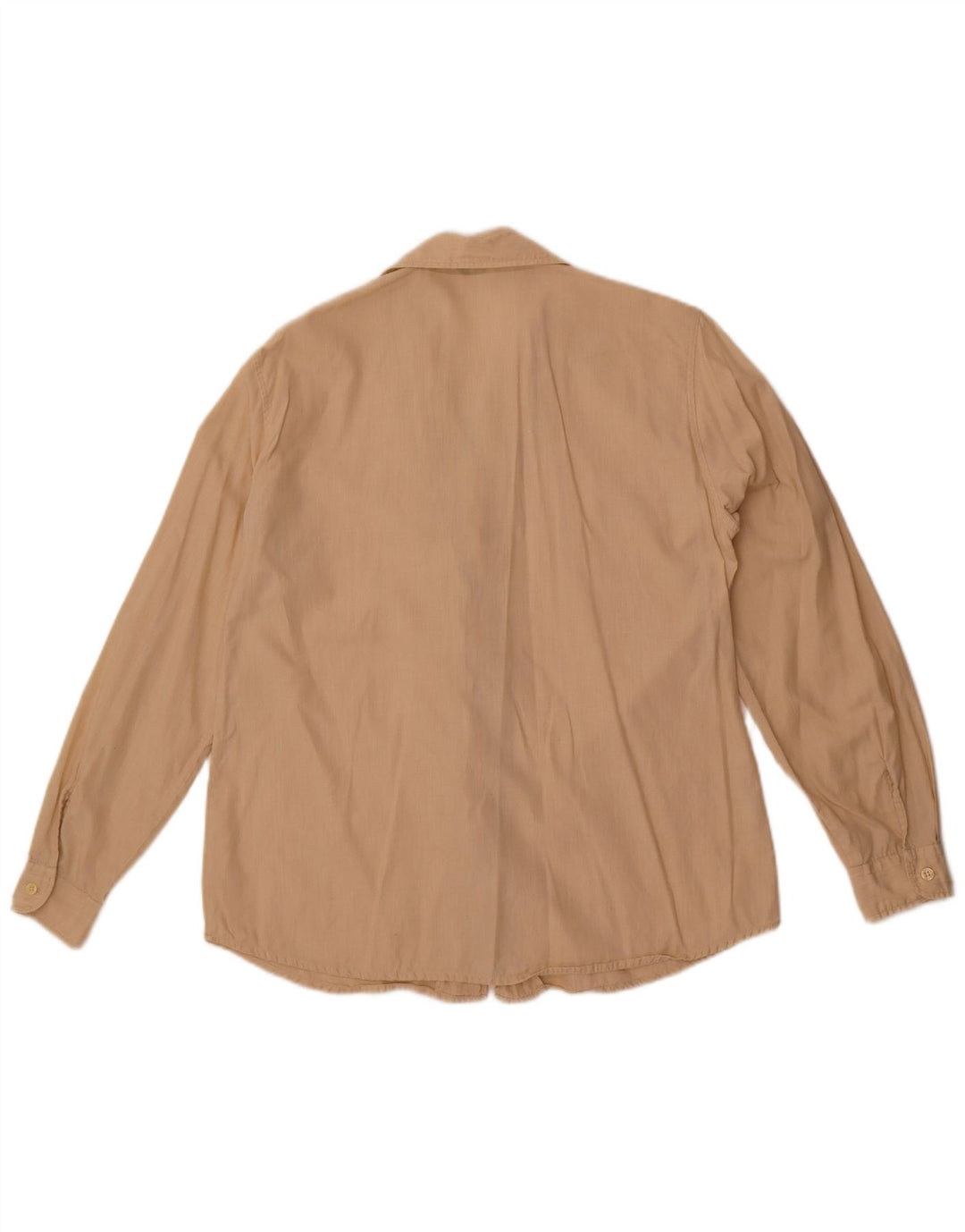 Camisa Benetton Mujer ES 44 Algodón Beige Medio