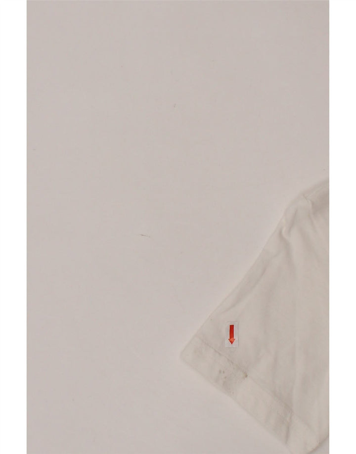 PUMA Camiseta gráfica para niño 9-10 años Algodón Blanco