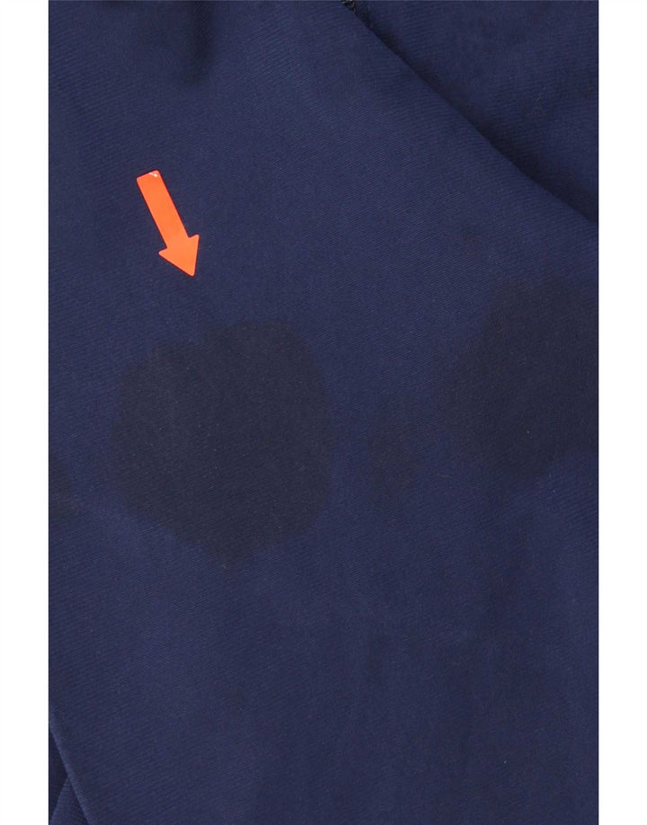 Adidas Hombre Chándal Top Chaqueta Grande Azul Marino Colorblock Poliéster