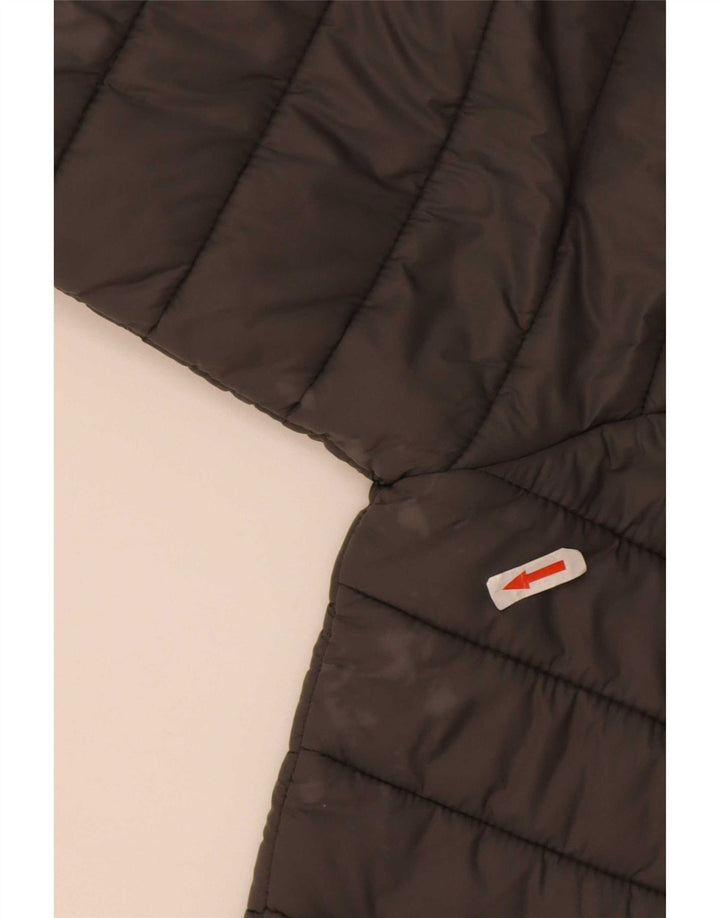 North Sails Chaqueta acolchada con capucha para hombre UK 36 Small Grey Nylon