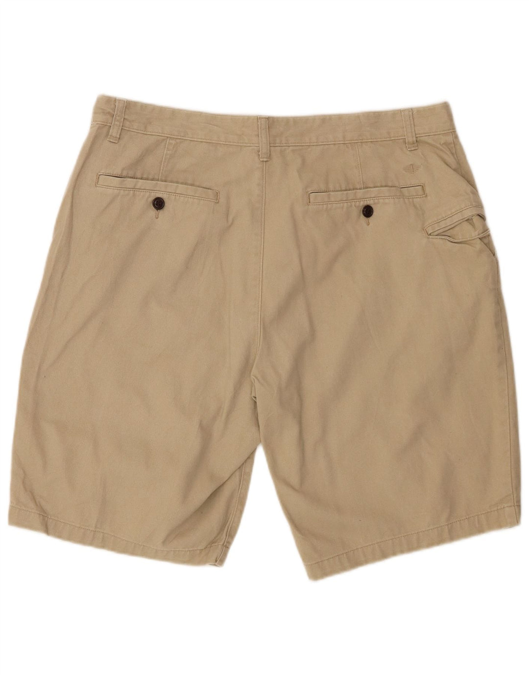 DOCKERS Pantalones cortos chinos para hombre W36 Algodón beige grande