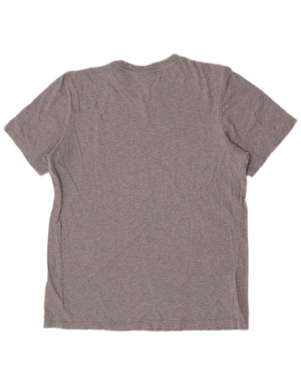 Adidas Mens Graphic T-Shirt Top Medium Grey Cotton