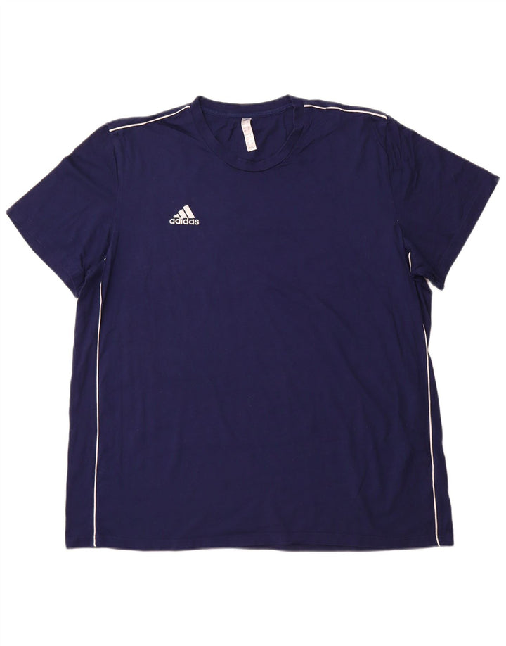 ADIDAS Camiseta Hombre Top 2XL Azul Marino Algodón