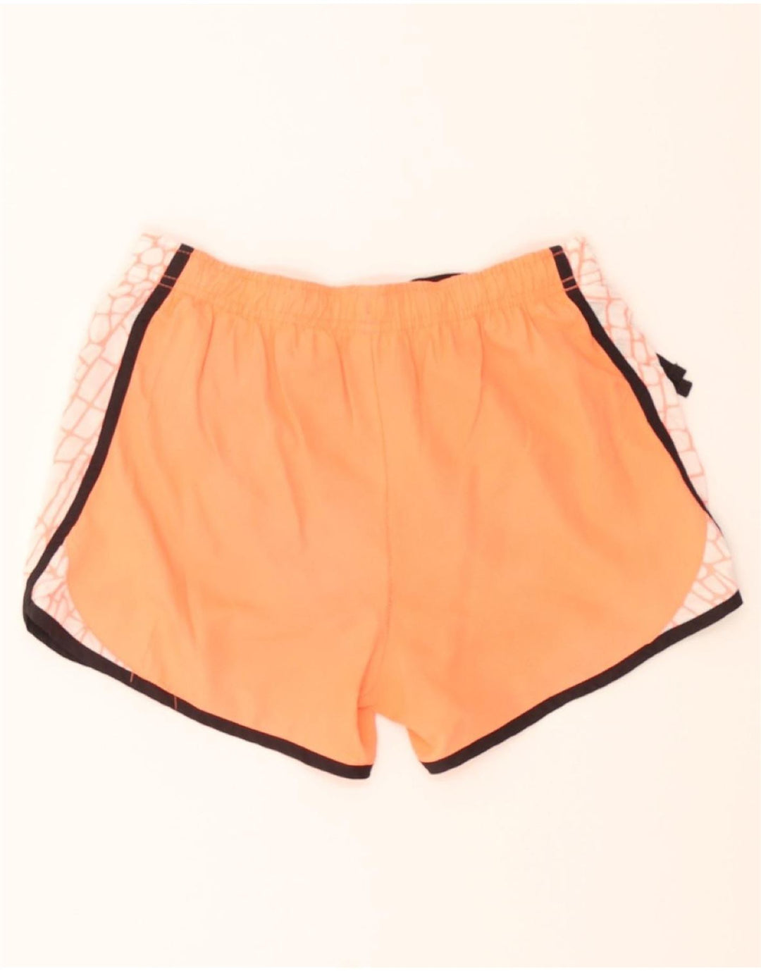 NEW BALANCE Womens Sport Shorts UK 14 Medium Orange Polyester Vintage New Balance and Second-Hand New Balance from Messina Hembry 