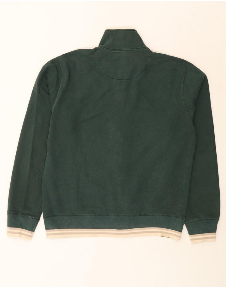 Chervo Mens Graphic Chándal Top Chaqueta IT 52 Grande Verde Algodón