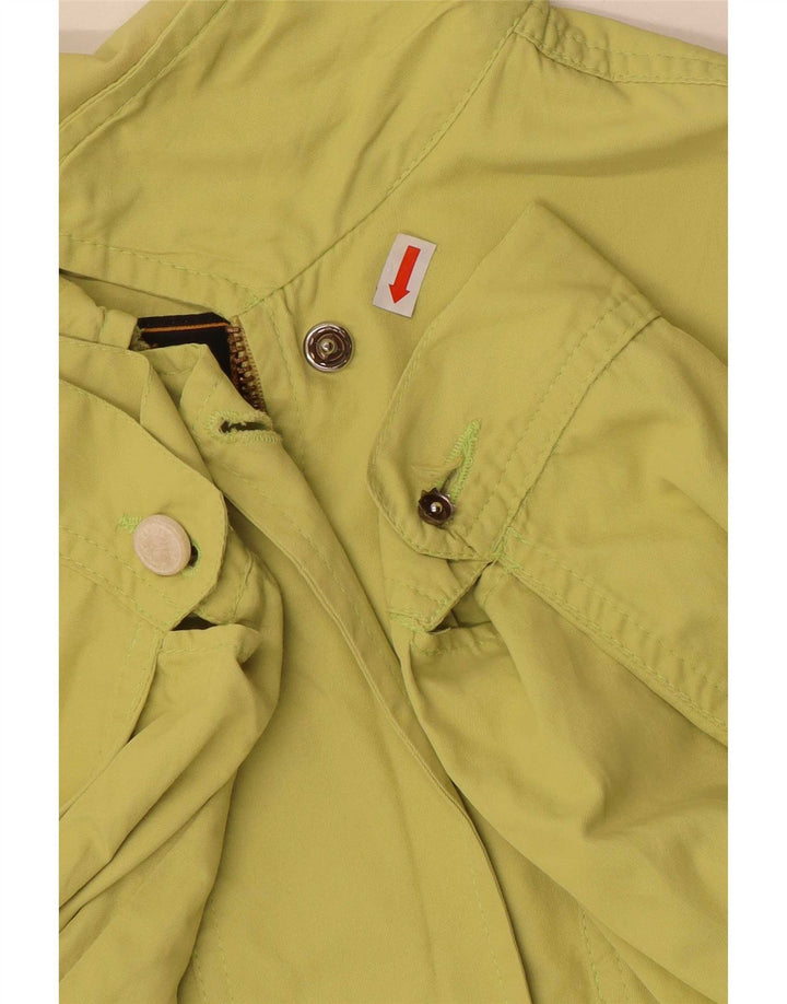 Cazadora Bomber Mujer Trussardi Jeans Oversize IT 44 Poliamida Verde Medio