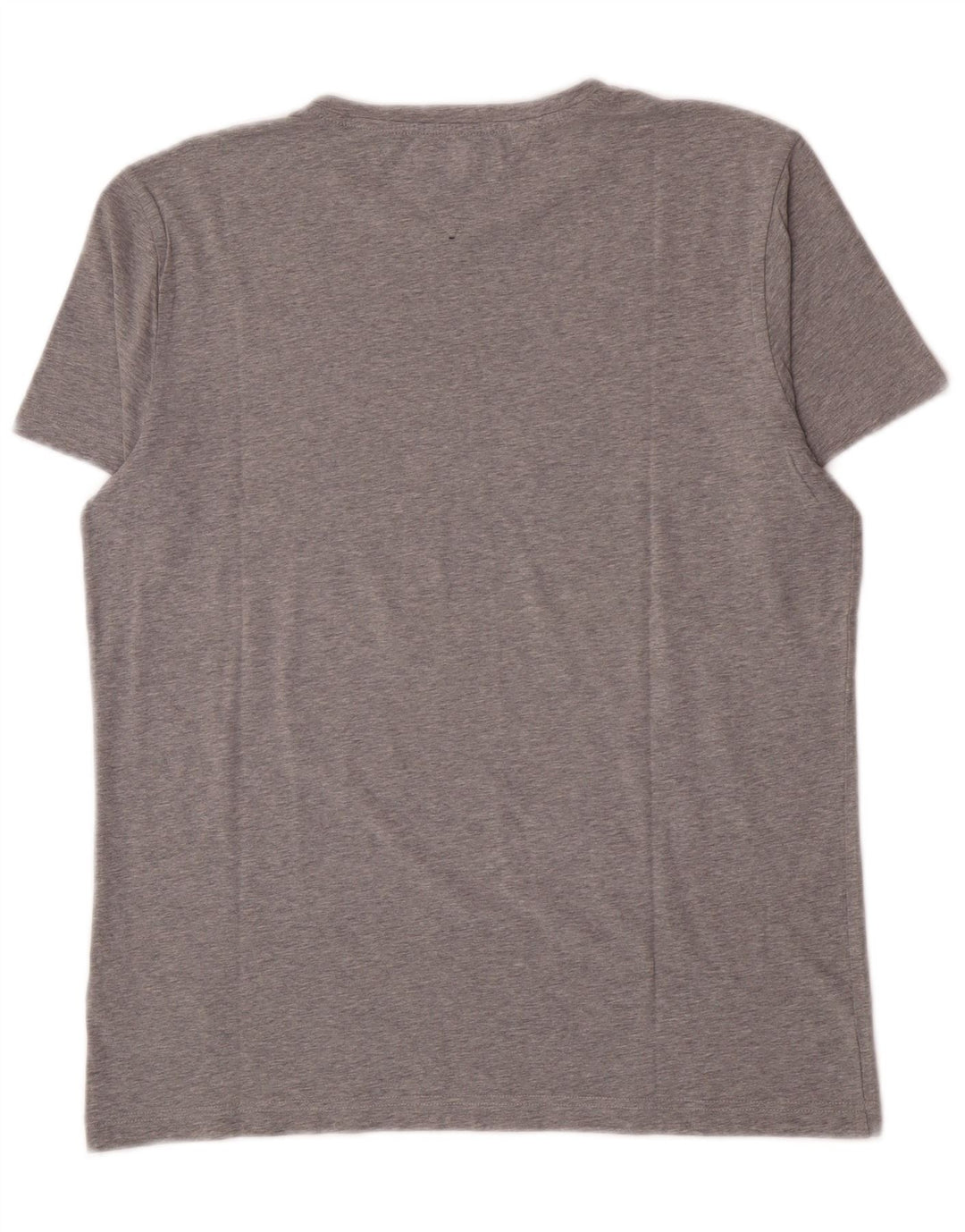 Tommy Hilfiger - Camiseta para hombre, talla grande, algodón gris