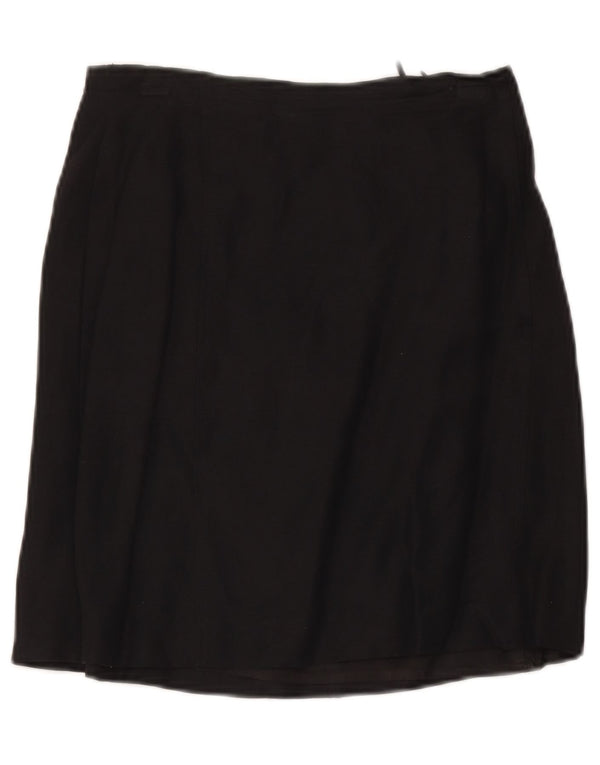 Max & Co. Minifalda para mujer UK 10 Small W28 Lino negro