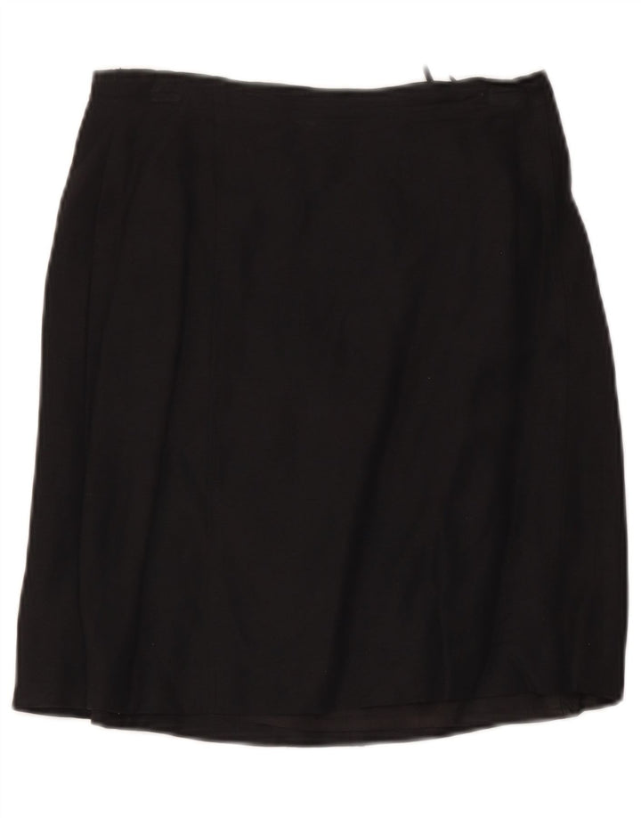 Max & Co. Minifalda para mujer UK 10 Small W28 Lino negro