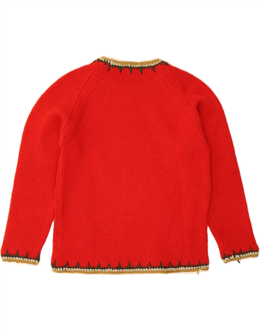 VINTAGE Womens Boat Neck Jumper Sweater IT 46 Large Red Vintage Vintage and Second-Hand Vintage from Messina Hembry 