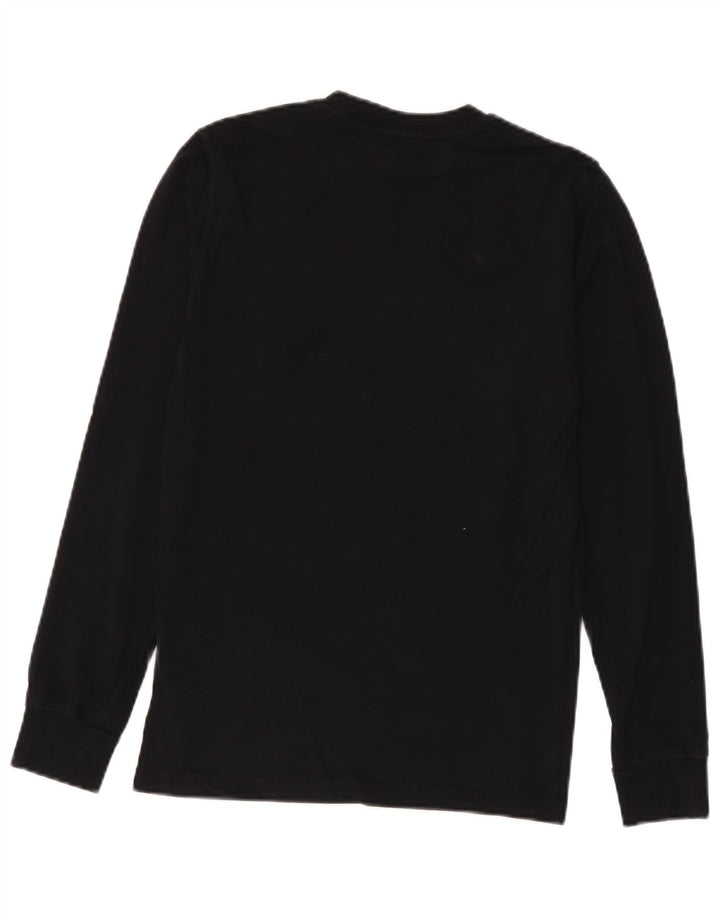Vans Hombre Classic Fit Graphic Top Manga Larga Pequeño Algodón Negro