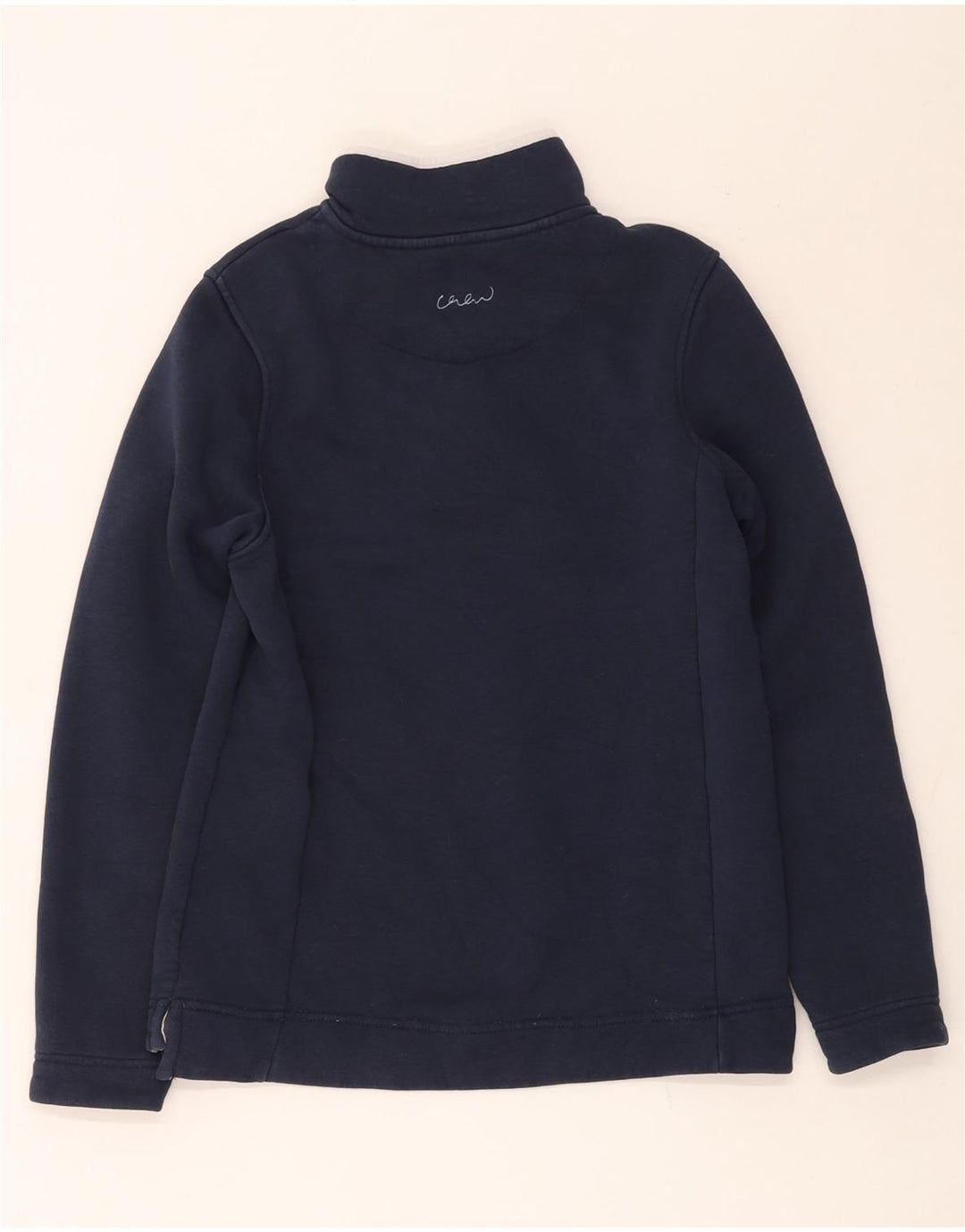 Crew Clothing - Sudadera con cuello y botones para mujer, talla 40, talla M, color azul marino