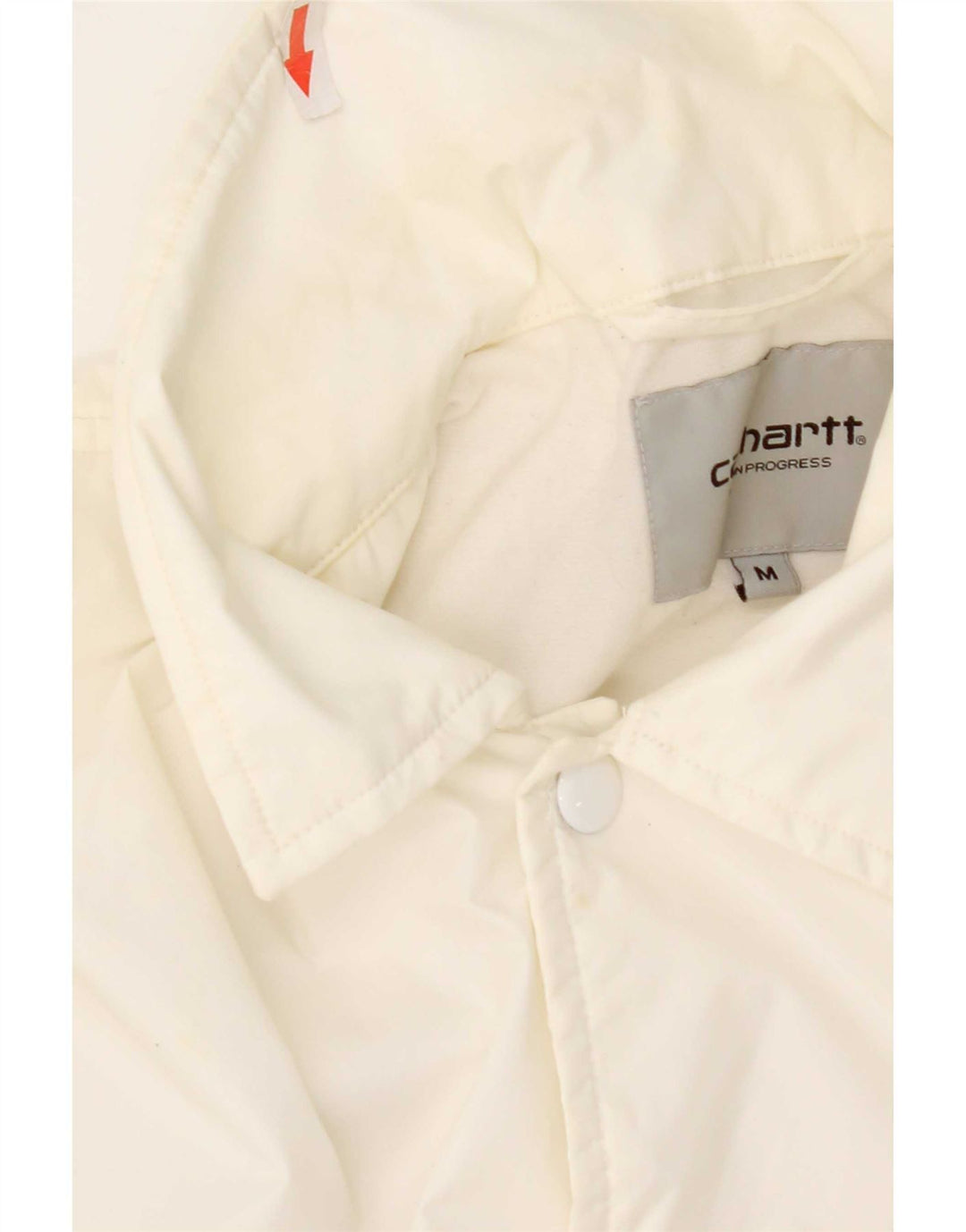 Carhartt Chaqueta impermeable gráfica para hombre UK 38 Medium White Nylon