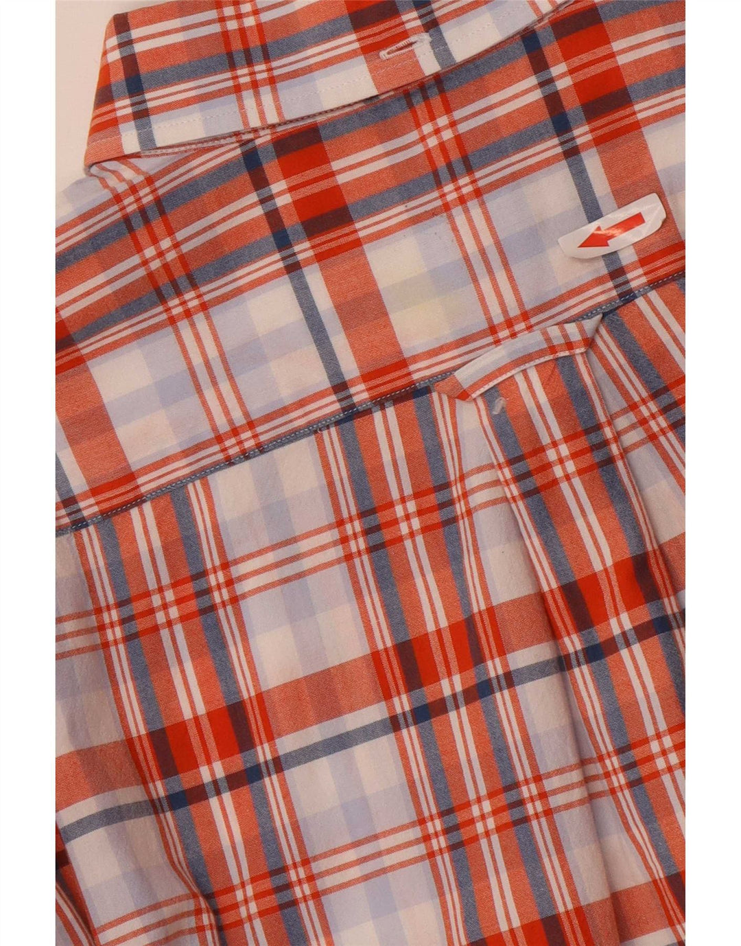 Gant Camisa de corte regular para hombre, talla 41/42 16 1/2 grande, algodón a cuadros rojos