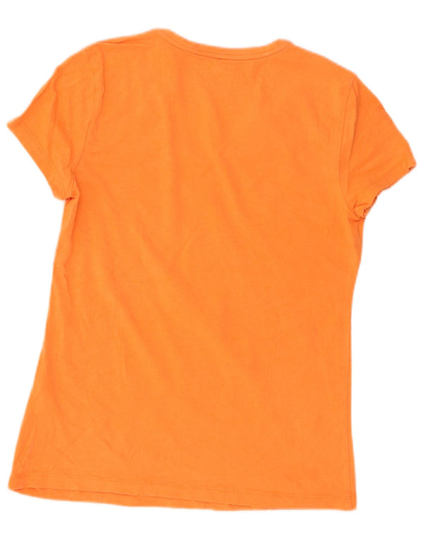 Nautica Camiseta para mujer Top UK 10 Small Naranja Algodón