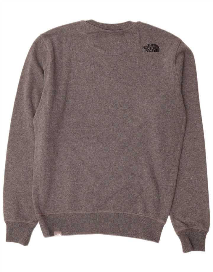 The North Face Sudadera Gráfica Para Hombre Jersey Pequeño De Algodón Gris