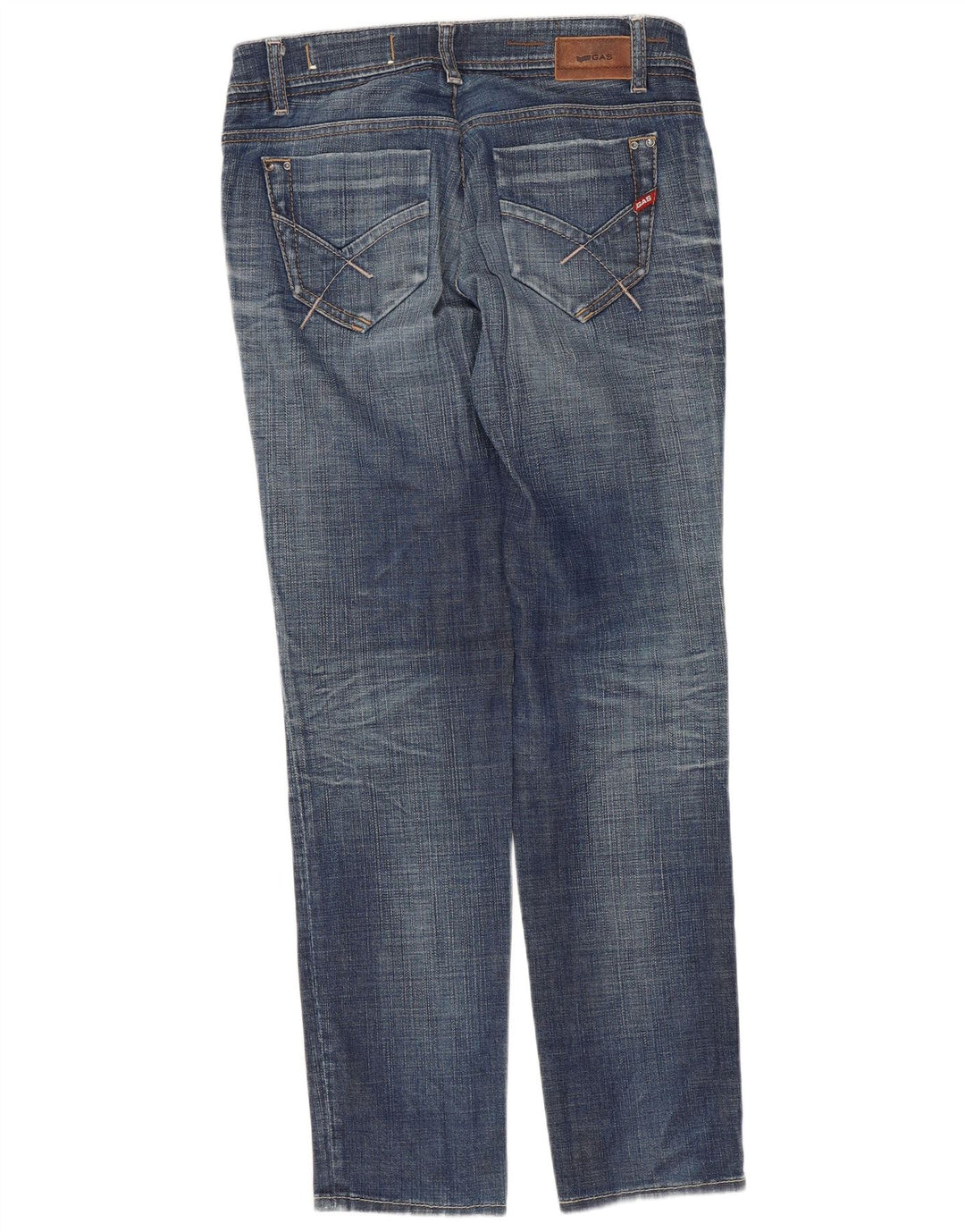 Vaqueros Slim Mujer Gas W28 L29 Algodón Azul