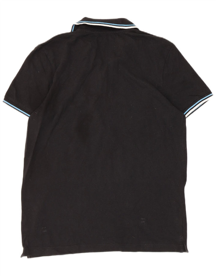 DIADORA Polo Hombre Algodón Mediano Negro
