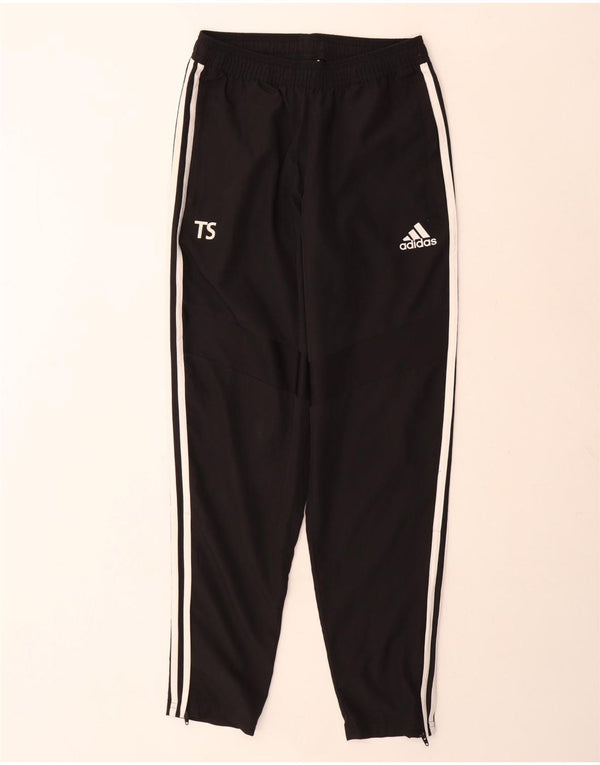 Adidas Mens Climalite Graphic Chándal Pantalones Pequeños Poliéster Negro