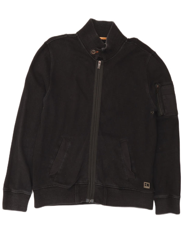 Hugo Boss Hombre Chándal Top Chaqueta XL Algodón Negro