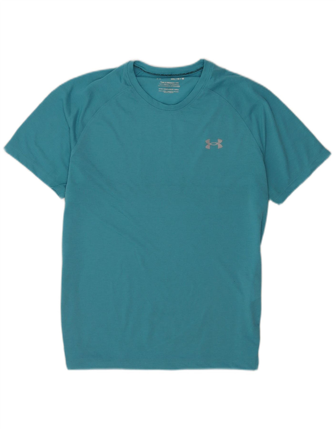 Camiseta Under Armour Hombre Top Azul Medio Poliéster