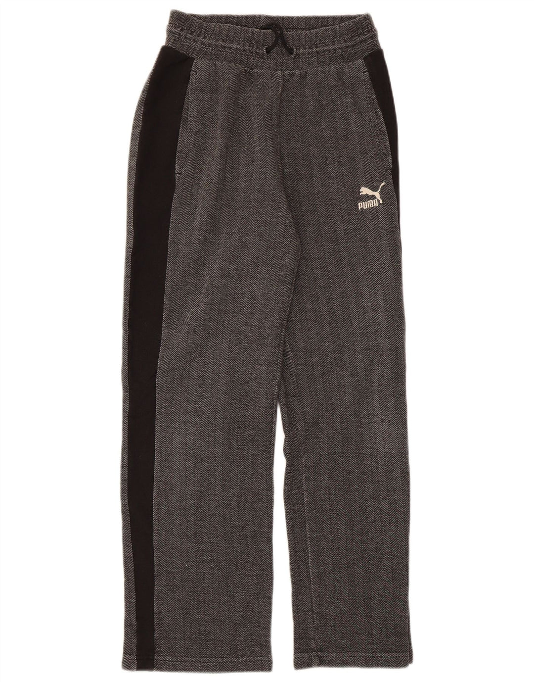 PUMA Pantalones de chándal para mujer UK 10 Small Grey Herringbone