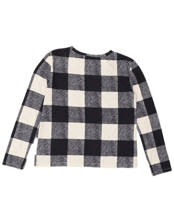 Marks & Spencer Top para mujer de manga larga UK 8 Small Poliéster azul marino