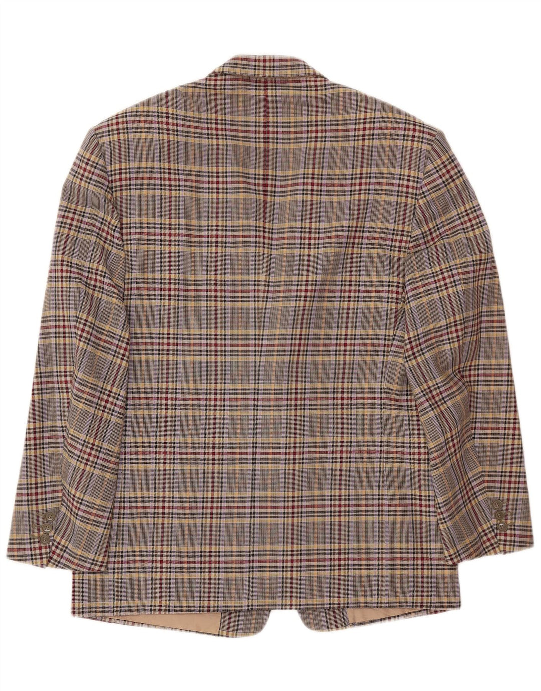 Marco Azzali Chaqueta Blazer para Hombre IT 50 Grande Pata de Gallo Multicolor