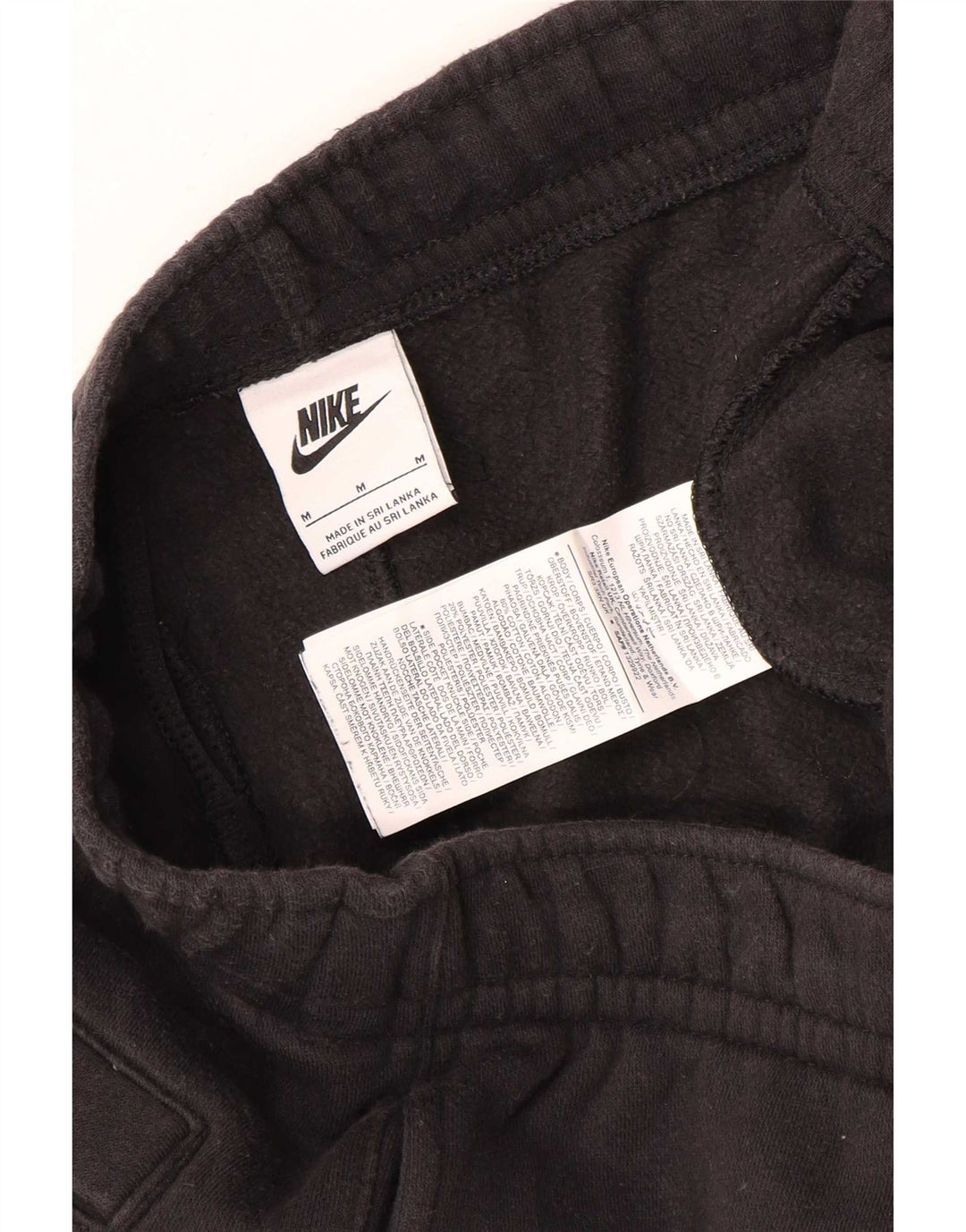 Pantalón De Chándal Nike Hombre Negro Mediano Algodón
