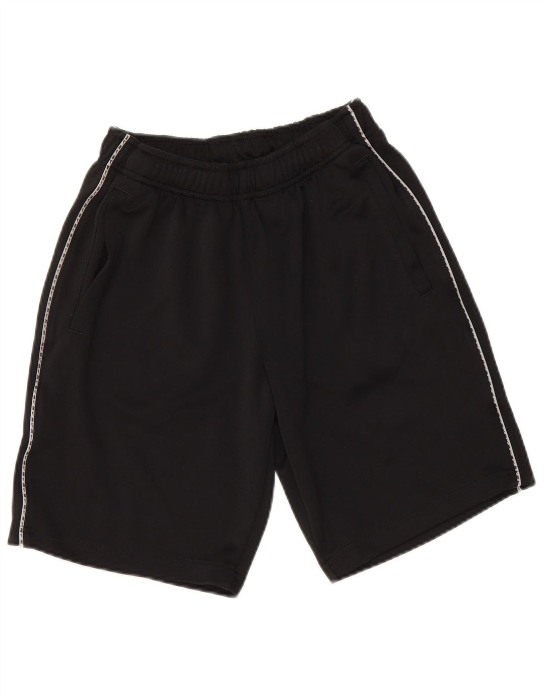 NIKE Pantalones cortos deportivos para hombre, talla pequeña, poliéster negro