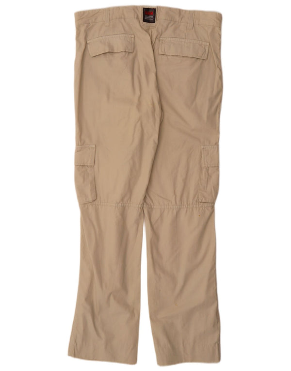 Slam Pantalones cargo rectos para hombre IT 52 XL W36 L32 Algodón blanco roto