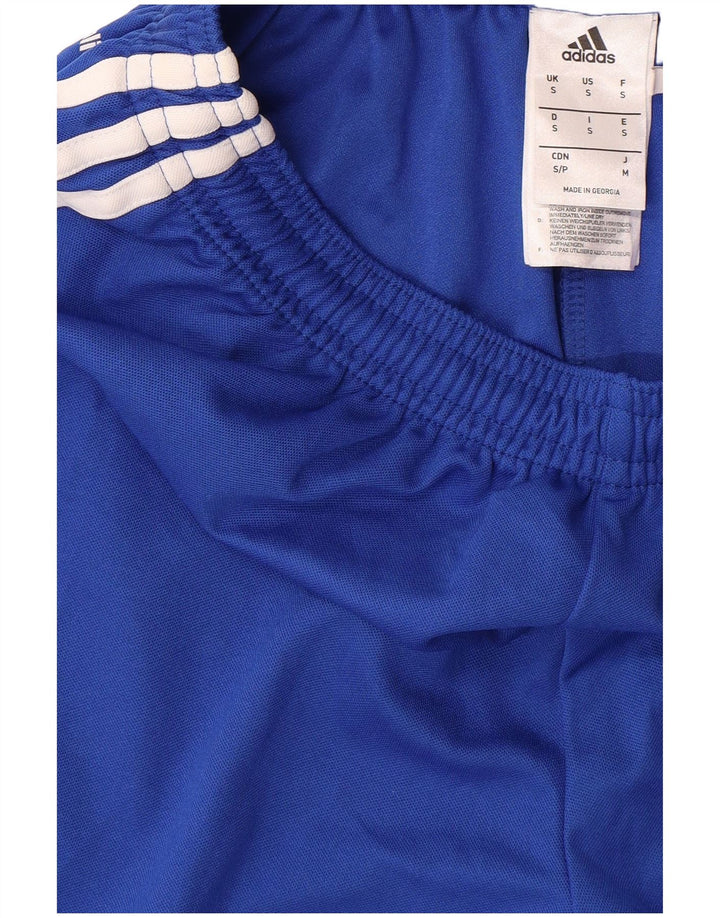 ADIDAS Mens Climalite Sport Shorts Small  Blue Polyester