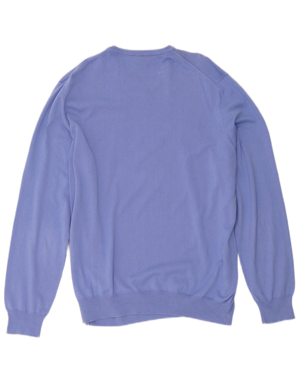Marina Yachting Jersey para Mujer con Cuello Barco UK 20 2XL Algodón Azul