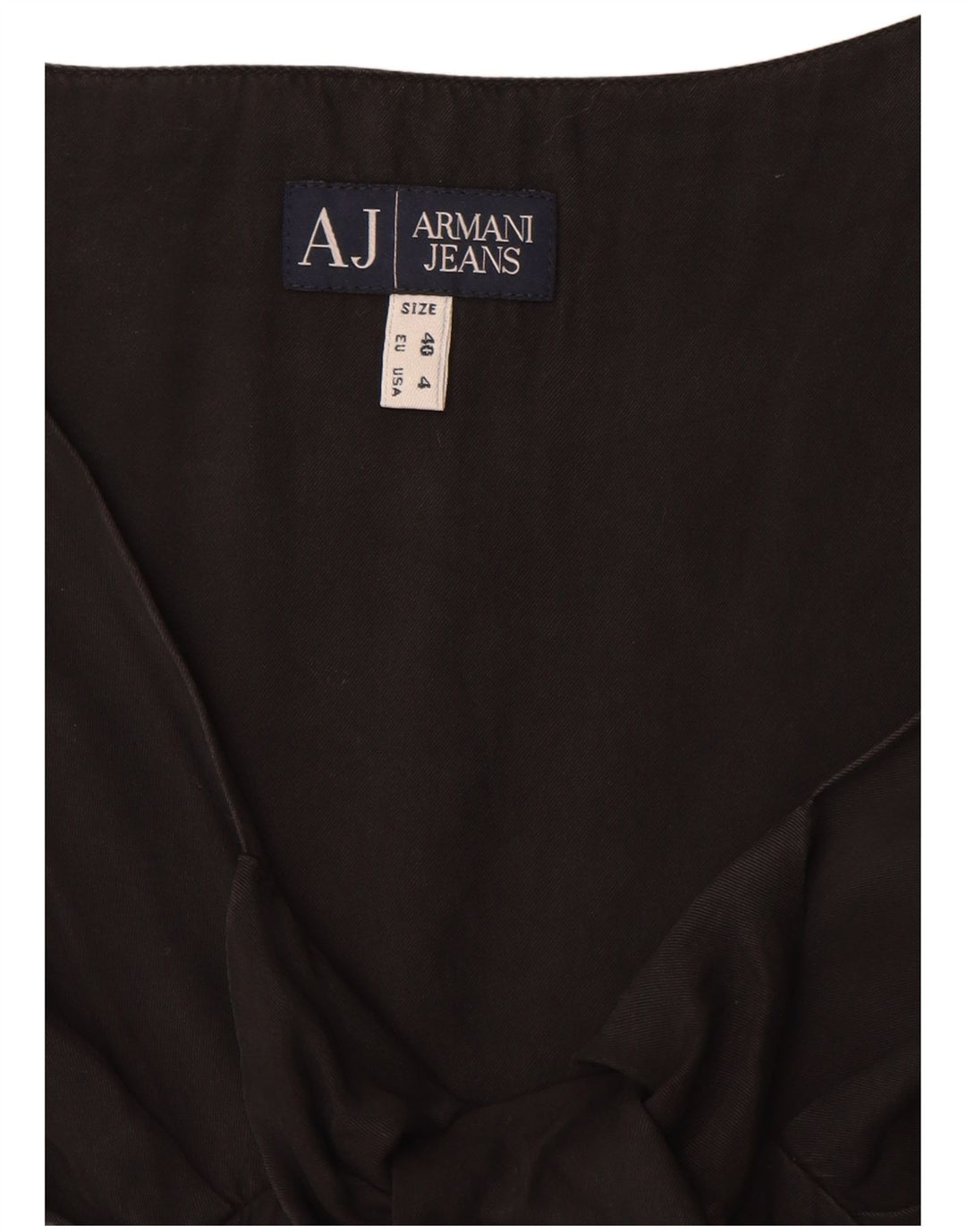 Armani Jeans Vestido acampanado sin mangas para mujer EU 40 Medium Black
