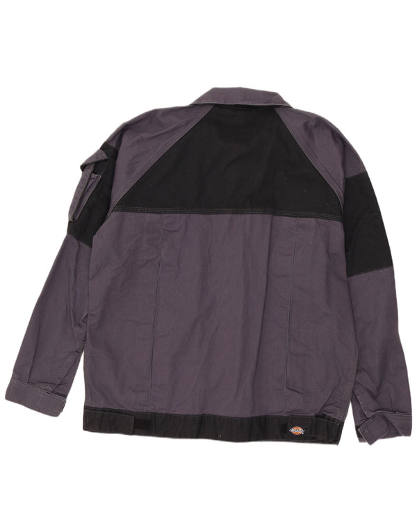 Dickies Chaqueta utilitaria para hombre UK 40 Large Gris Colorblock Algodón