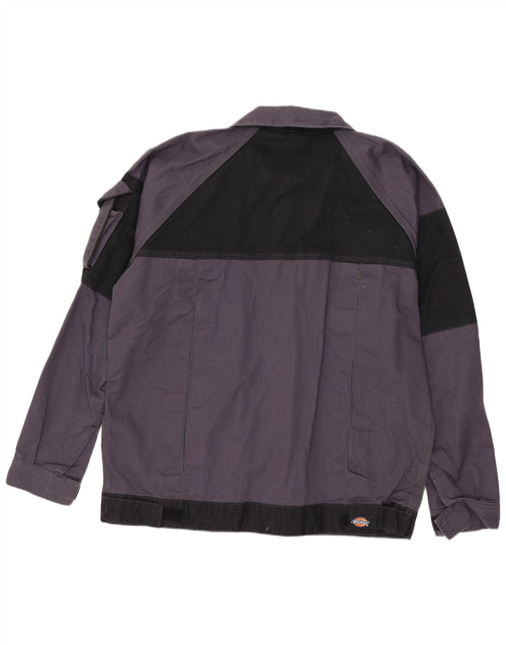 Dickies Chaqueta utilitaria para hombre UK 40 Large Gris Colorblock Algodón