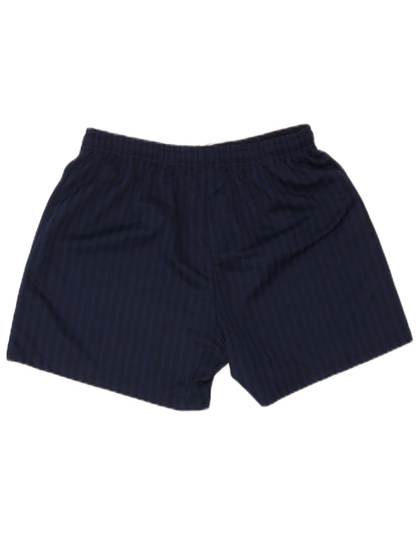 Pantalones cortos deportivos Umbro para hombre Poliéster a rayas azul marino mediano