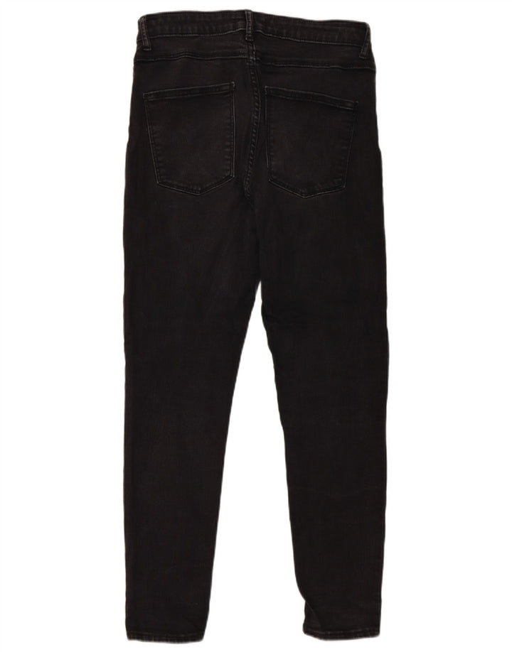 Zara Vaqueros Pitillo Mujer EU 40 Mediano W30 L27 Negro