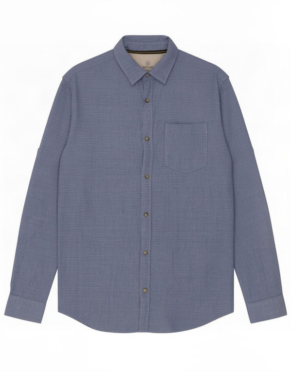 Camisa Jack & Jones Hombre Large Algodón Moteado Azul