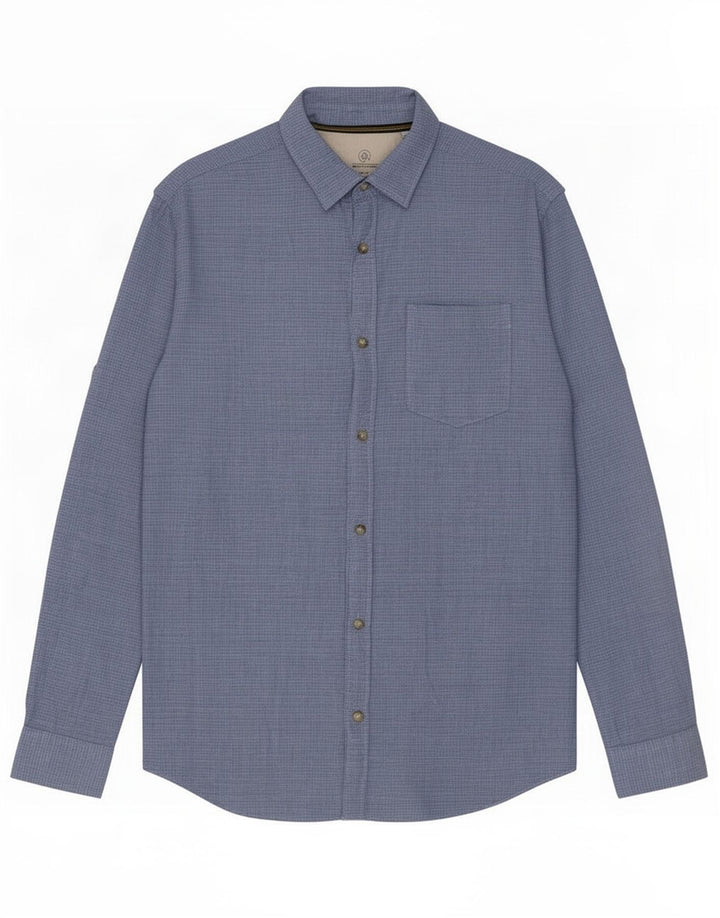 Camisa Jack & Jones Hombre Large Algodón Moteado Azul