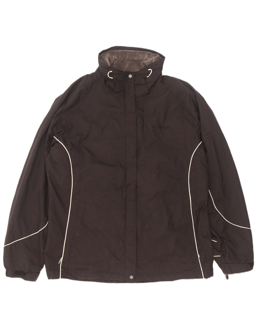 Columbia Chaqueta impermeable para mujer UK 46 Large Nylon negro