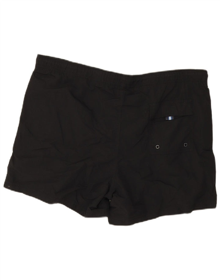 Nautica Bañador para hombre, talla grande, nailon negro