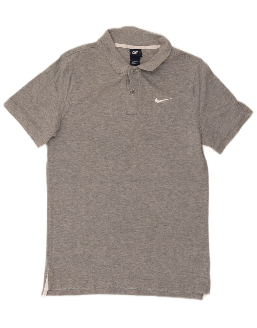 Nike Polo para hombre de algodón moteado gris pequeño