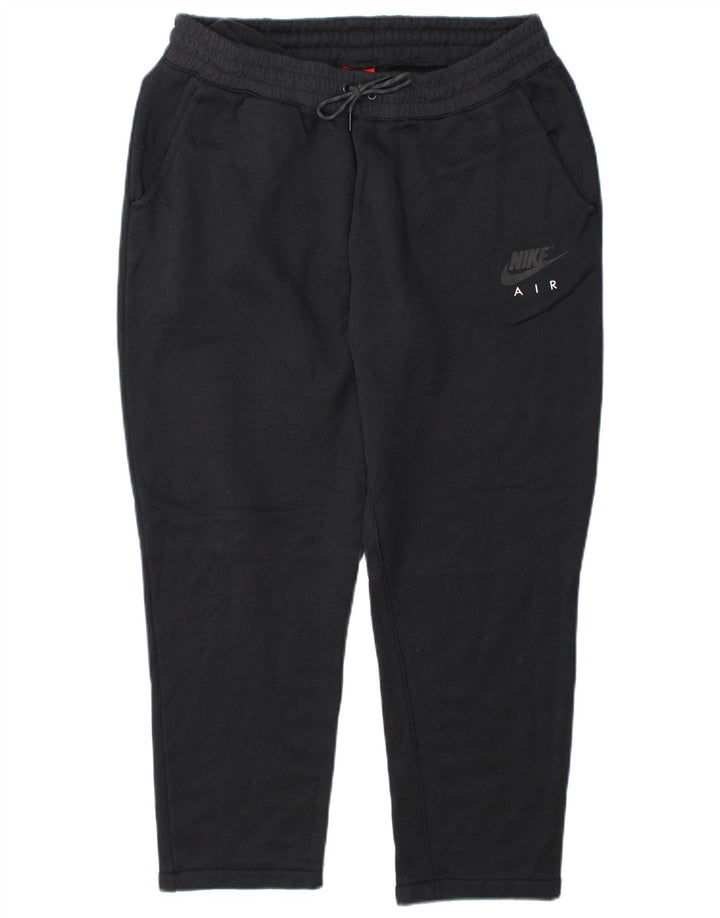 Nike - Pantalón de chándal para hombre, talla grande, algodón negro
