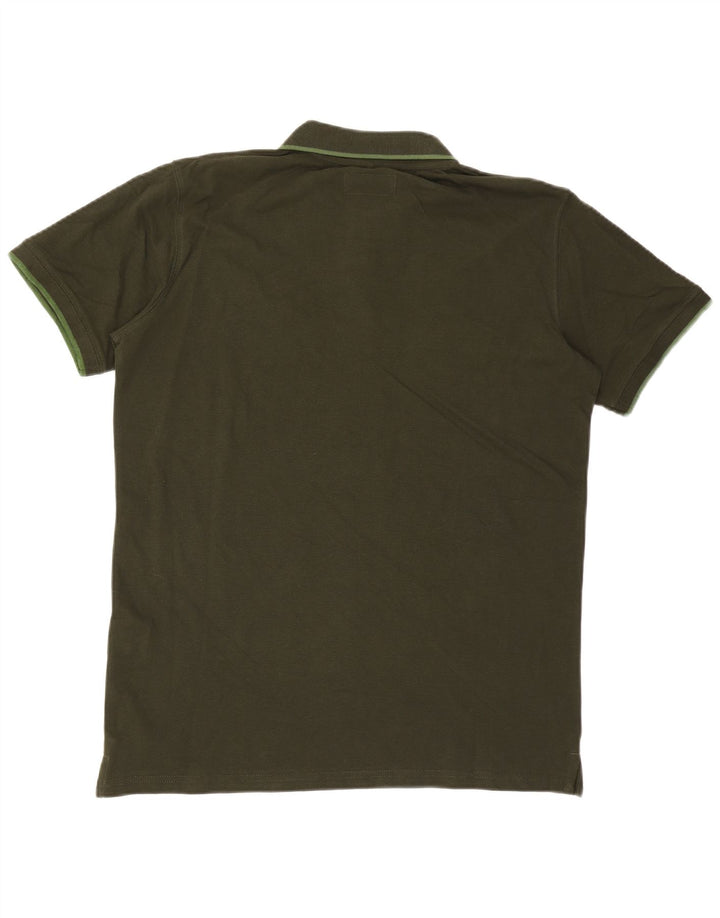 Polo Carrera Hombre XL Algodón Caqui