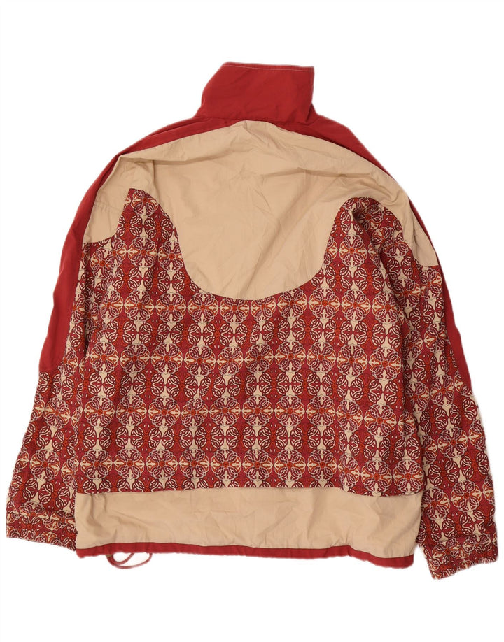 LEOPARD Chaqueta cortavientos para hombre UK 44/46 XL Rojo Paisley Algodón