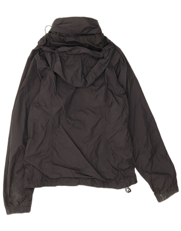 The North Face Chaqueta impermeable con capucha para mujer UK 10 Small Black Nylon
