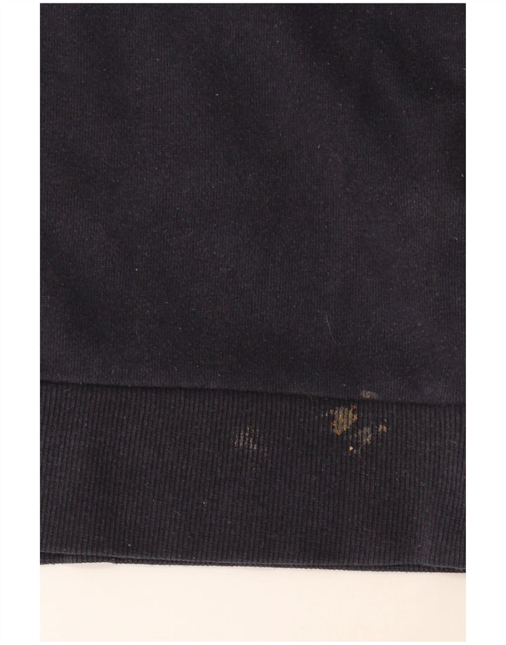 Dkny Hombre Sudadera Gráfica Jumper Large Azul Marino Algodón