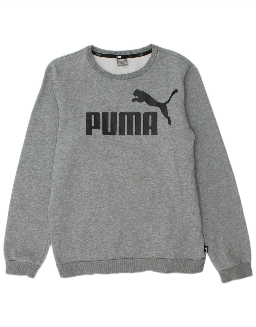 Puma Sudadera gráfica para niños 15-16 años Gris Moteado