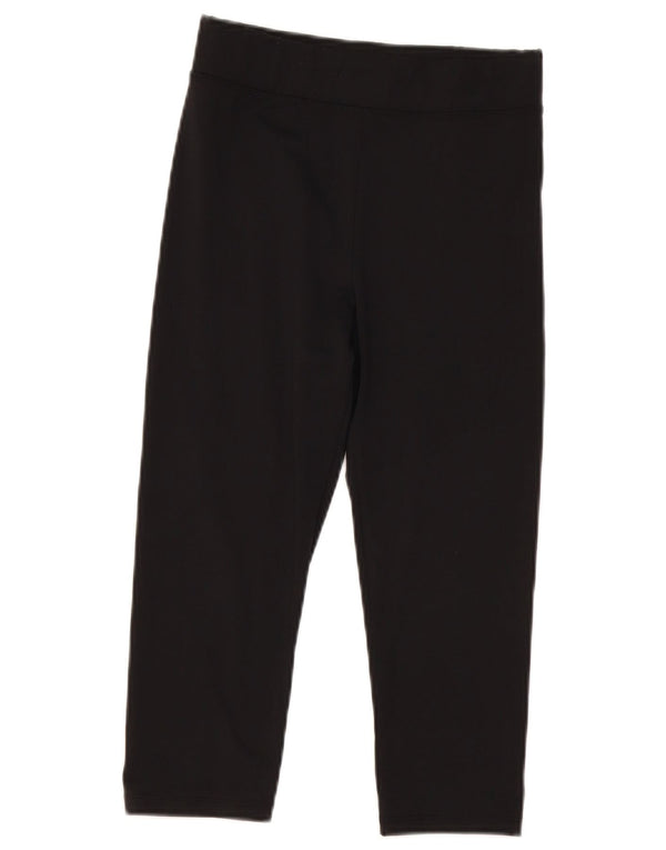 Marks & Spencer Leggings Capri de cintura alta para mujer UK 8 Small Poliéster negro